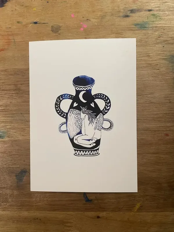 Luna y corazones